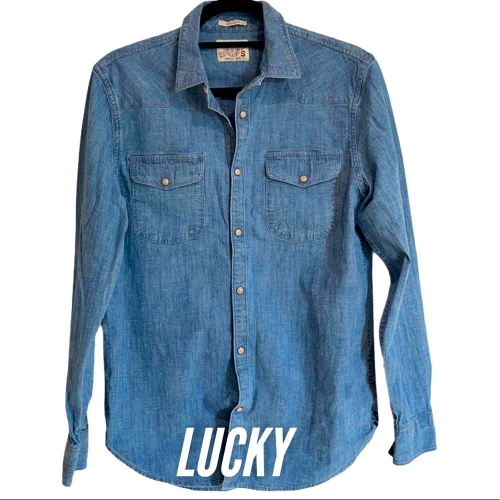 Lucky Brand Chambray Button Down Shirt